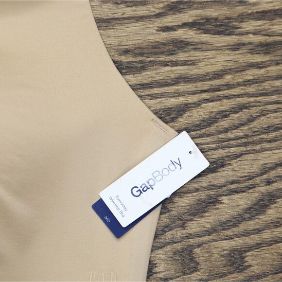 NWT Gap Body Womens Everyday Essentials Wireless Bra Brush Beige Brown 36D - Picture 4 of 6